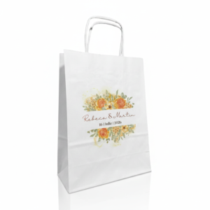 Pungi hartie pentru marturii nunta model 18 18x24x8 cm