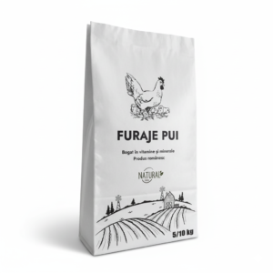 Sac hartie pentru ambalare furaje pui 5 sau 10 kg